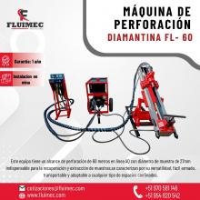 MAQUINA DE PERFORACION DIAMANTINA FL - 60 RECUPERACION Y EXTRACCION 